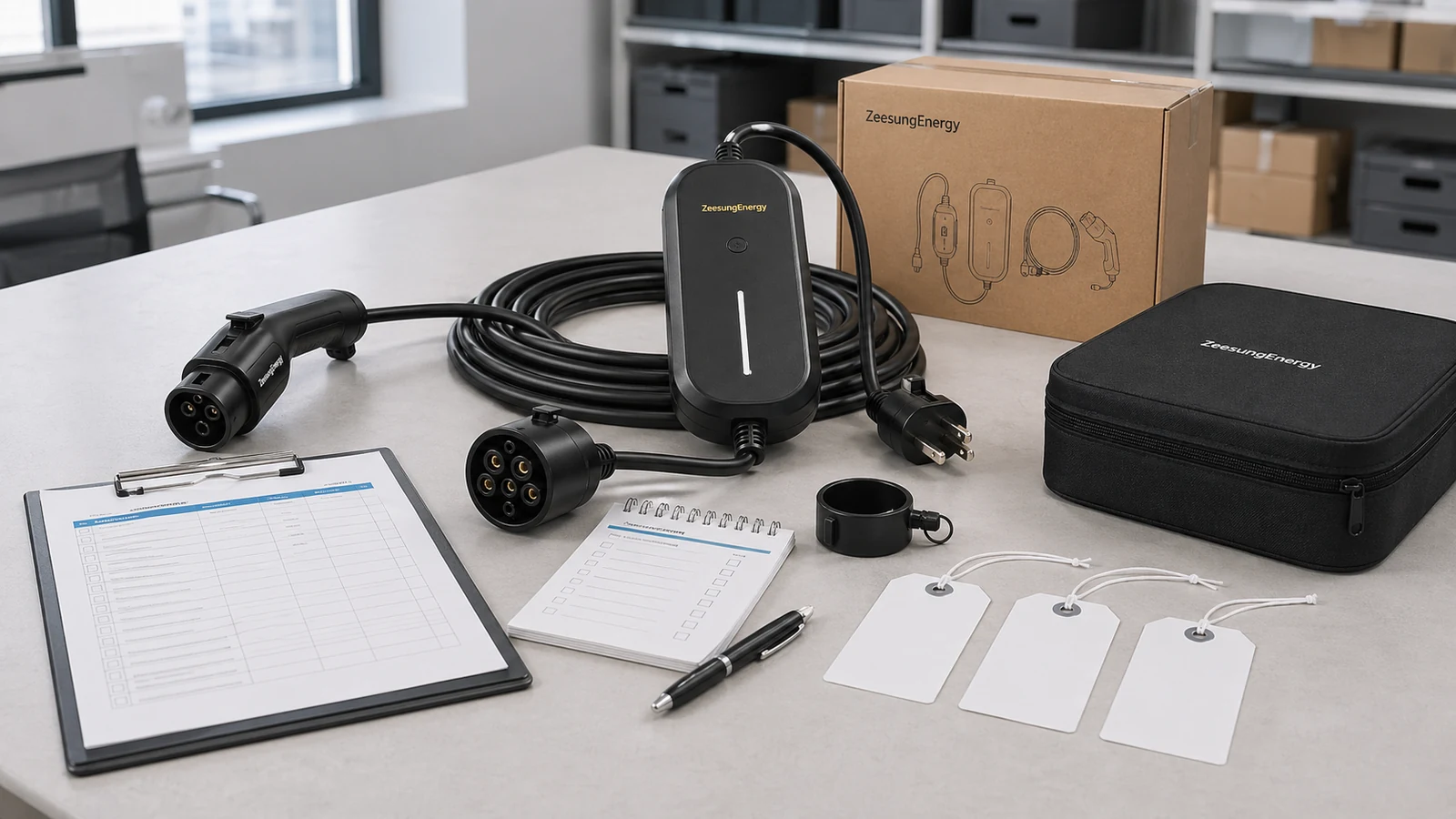 EV charging sample, quote and document review workbench